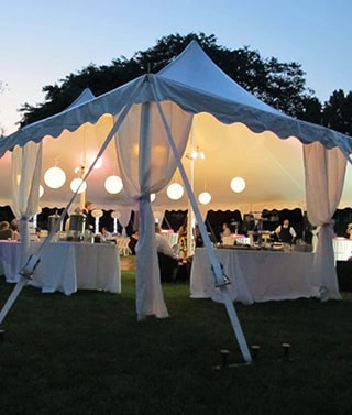 Outdoor party shop tents for rent